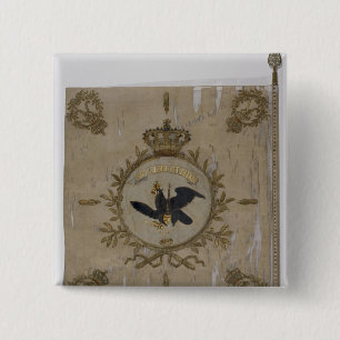 Chapa Cuadrada Bandera de la infantería prusiana