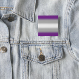 Chapa Cuadrada Bandera de la Orgullo Greysexual Gradiente – Bande
