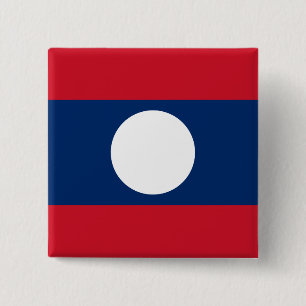 Chapa Cuadrada Bandera de Laos