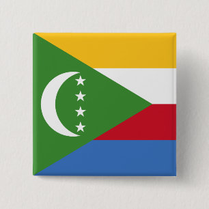 Chapa Cuadrada Bandera de las Comoras