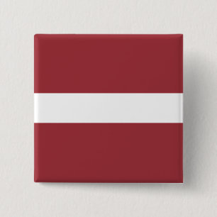 Chapa Cuadrada Bandera de Letonia (letón)