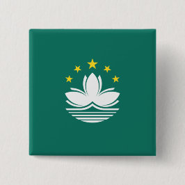 Chapa Cuadrada Bandera de Macao (región china)