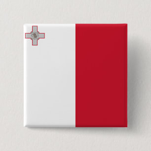 Chapa Cuadrada Bandera de Malta