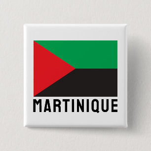 Chapa Cuadrada Bandera de Martinica (2023)