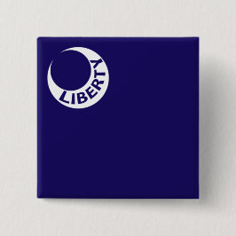 Chapa Cuadrada Bandera de Moultrie (Libertad) (Historia de los Es