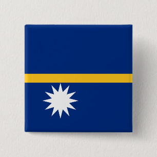 Chapa Cuadrada Bandera de Nauru