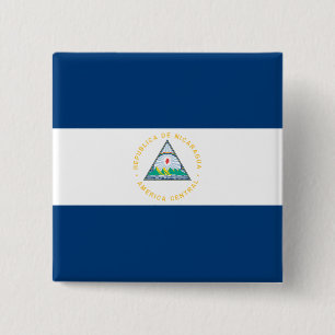 Chapa Cuadrada Bandera de Nicaragua