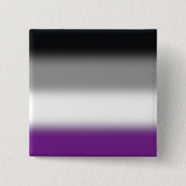 Chapa Cuadrada Bandera de Orgullo Asexual Gradiente - Bandera ACE