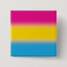 Chapa Cuadrada Bandera de Orgullo Pansexual con Gradiente – Bande