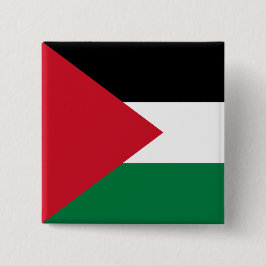 Chapa Cuadrada Bandera de Palestina (Palestina)