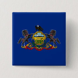 Chapa Cuadrada Bandera de Pensilvania