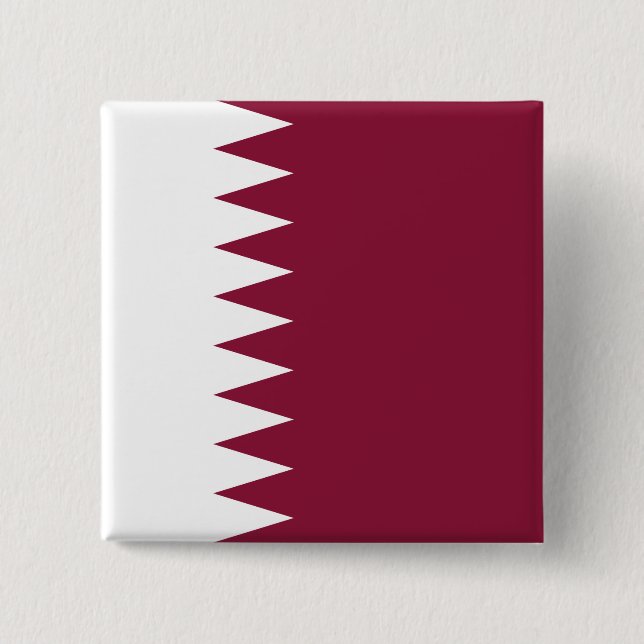 Chapa Cuadrada Bandera de Qatar (Anverso)