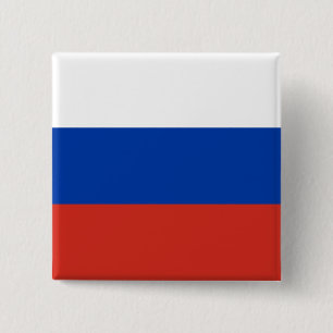 Chapa Cuadrada Bandera de Rusia