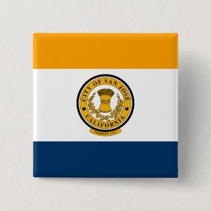 Chapa Cuadrada Bandera de San José (California)