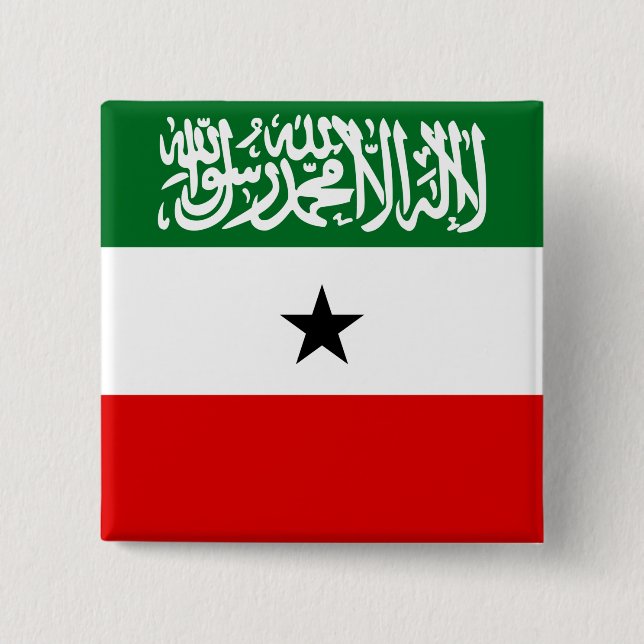 Chapa Cuadrada Bandera de Somaliland (Anverso)