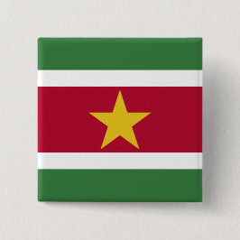 Chapa Cuadrada Bandera de Surinam
