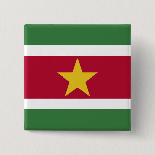 Chapa Cuadrada Bandera de Surinam