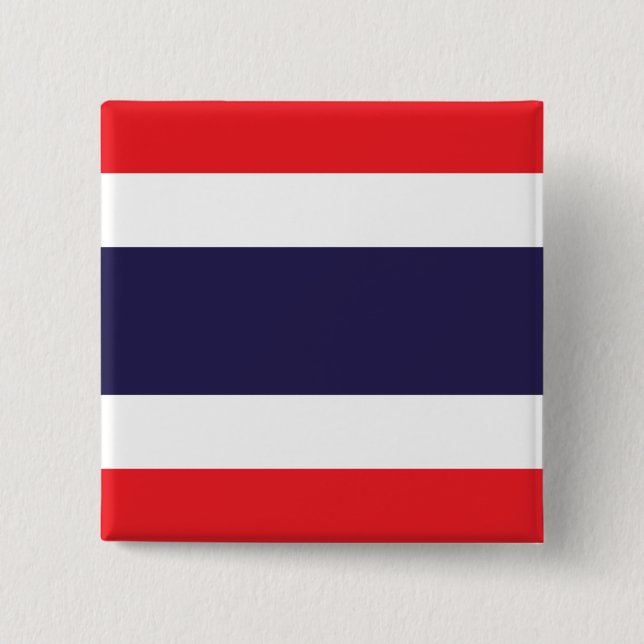 Chapa Cuadrada Bandera de Tailandia (Anverso)
