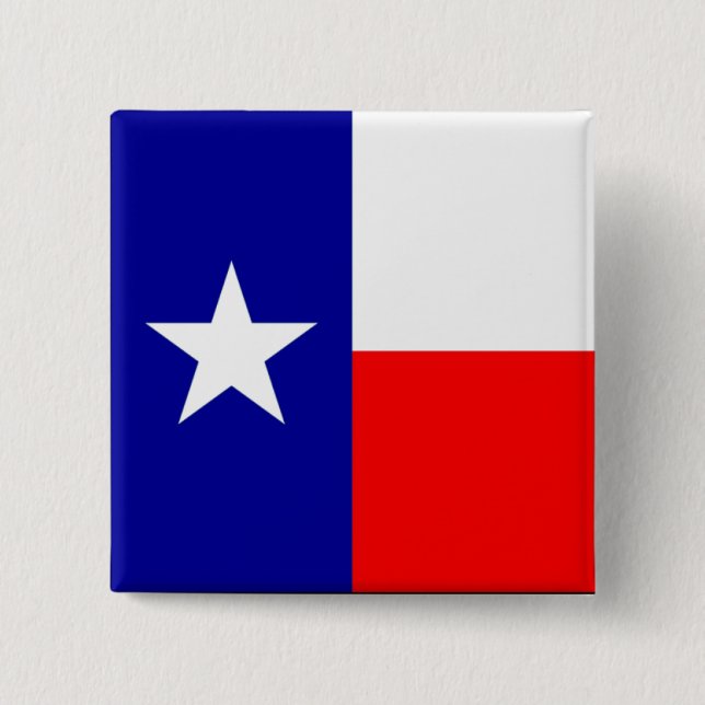 Chapa Cuadrada Bandera de Tejas (Anverso)