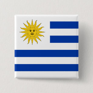 Chapa Cuadrada Bandera de Uruguay