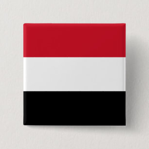 Chapa Cuadrada Bandera de Yemen