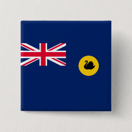 Chapa Cuadrada Bandera del Estado de Australia Occidental