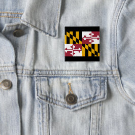Chapa Cuadrada Bandera del Estado de Maryland