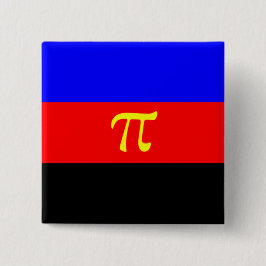 Chapa Cuadrada Bandera del Orgullo Polímaro