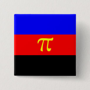 Chapa Cuadrada Bandera del Orgullo Polímaro