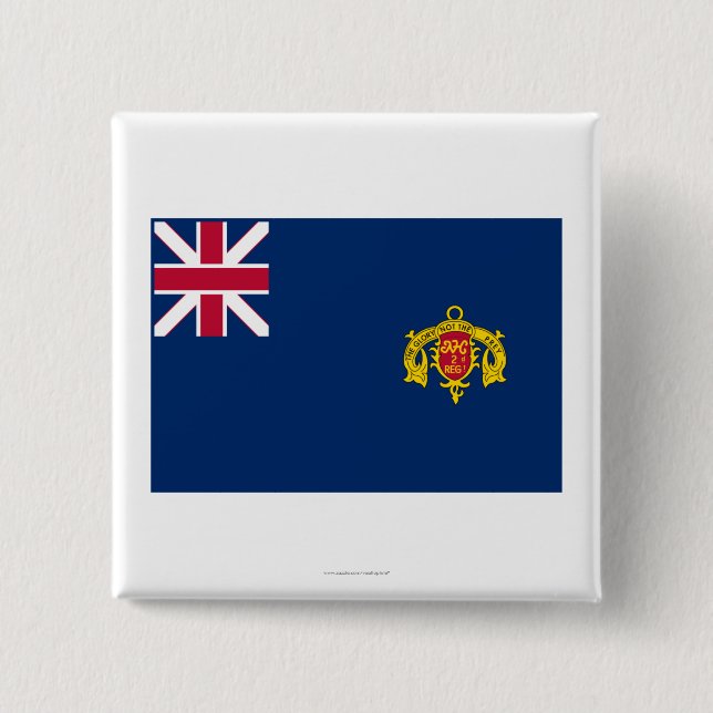 Chapa Cuadrada Bandera del Segundo Regimiento de Nuevo Hampshire (Anverso)