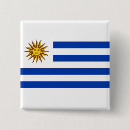 Chapa Cuadrada Bandera del Uruguay (Uruguay)