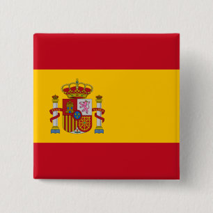 Chapa Cuadrada Bandera española (España)