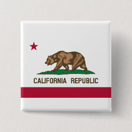 Chapa Cuadrada Bandera estatal de California