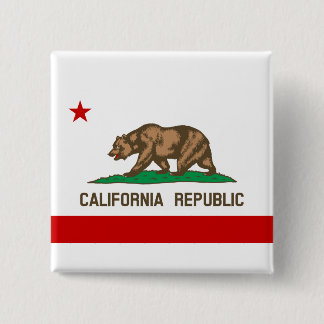 Chapa Cuadrada Bandera estatal de California