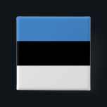 Chapa Cuadrada Bandera estonia<br><div class="desc">Productos de bandera mundial de personalizable - Por favor,  no dude en añadir su propio texto.</div>
