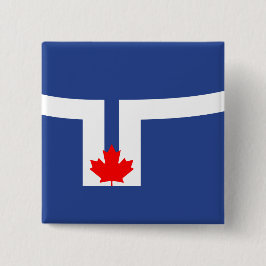 Chapa Cuadrada Bandera municipal de Toronto (Canadá)