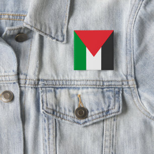 Chapa Cuadrada bandera palestina Palestina libre personalizada