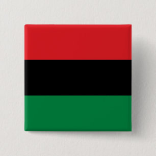 Chapa Cuadrada Bandera Panafricana, feliz Kwanzaa