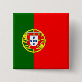 Chapa Cuadrada Bandera portuguesa (Portugal)