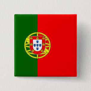Chapa Cuadrada Bandera portuguesa (Portugal)