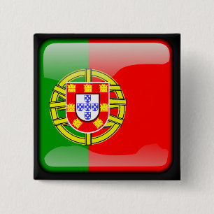 Chapa Cuadrada Bandera pulida portuguesa