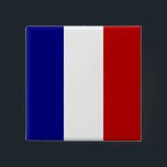 Chapa Cuadrada Bandera totalmente francesa<br><div class="desc">La imagen muestra la bandera de Francia, o la bandera francesa, cubriendo completamente el objeto. Ideal para que los viajeros recuerden unas encantadoras vacaciones francesas, viajes o vacaciones a Francia. Maravilloso para que los franceses, los francoamericanos y los francocanadienses honren su patrimonio, cultura y ascendencia. Agregue a su colección de...</div>