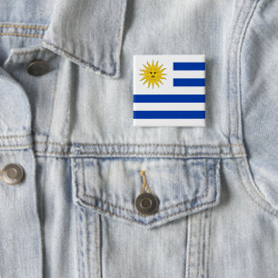 Chapa Cuadrada Bandera uruguaya