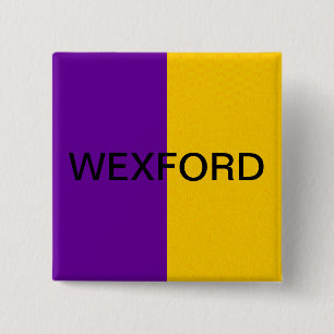 Chapa Cuadrada Bandera Wexford Pin Badge