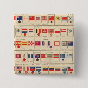 Chapa Cuadrada Banderas, distintivos