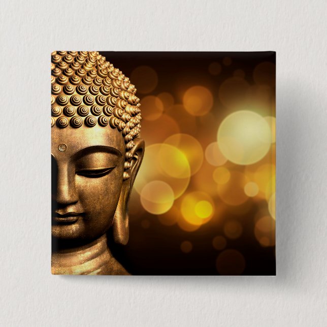 Chapa Cuadrada Bangkok, Tailandia| Buda de oro (Anverso)