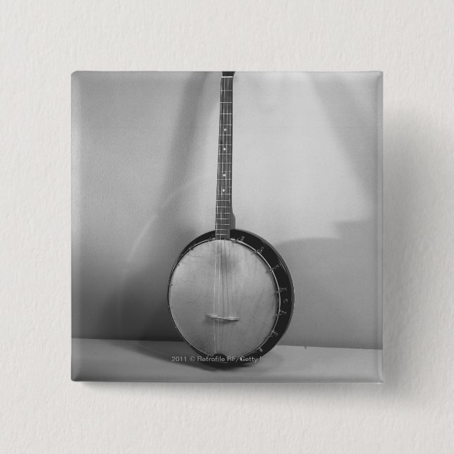 Chapa Cuadrada Banjo B&W (Anverso)