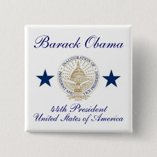 Chapa Cuadrada Barack Obama