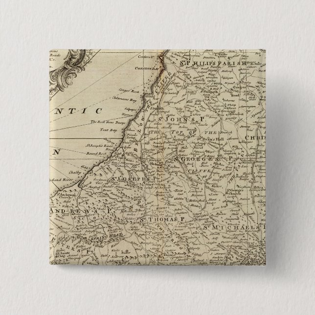 Chapa Cuadrada Barbados (Anverso)