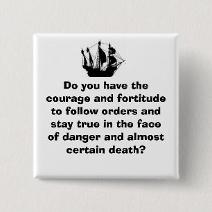 Chapa Cuadrada Barco pirata